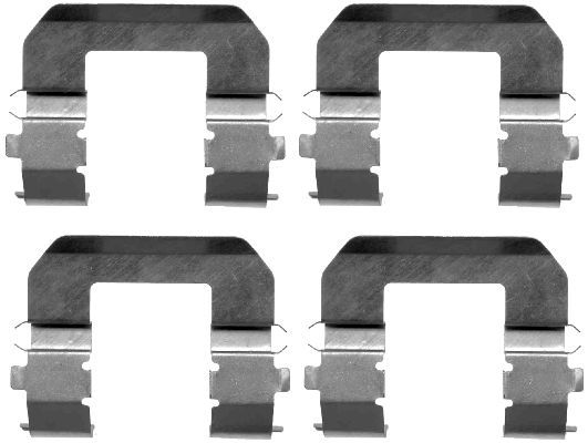 HELLA PAGID Tarvikesarja, jarrupala 8DZ 355 203-091